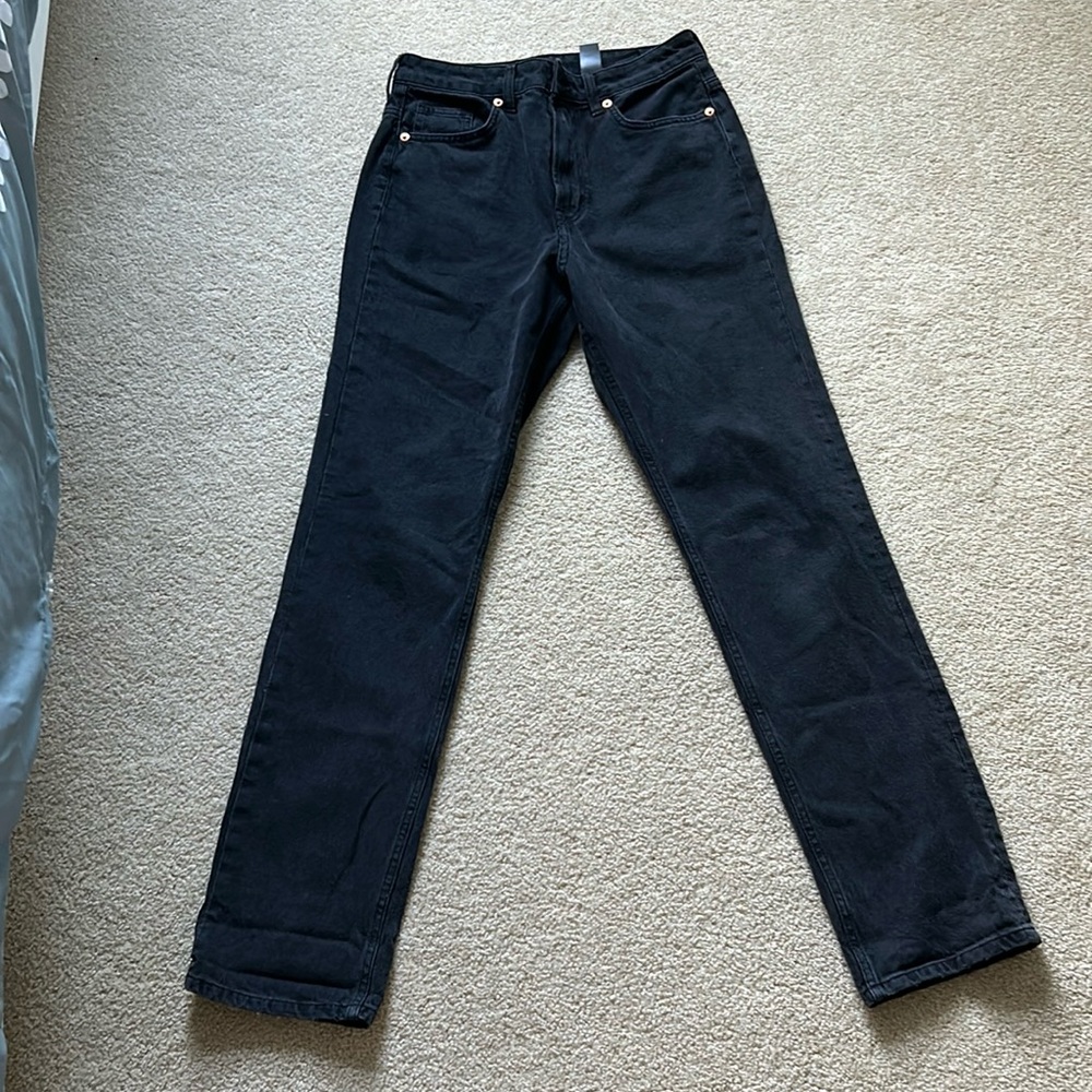 Black high rise H&M jeans